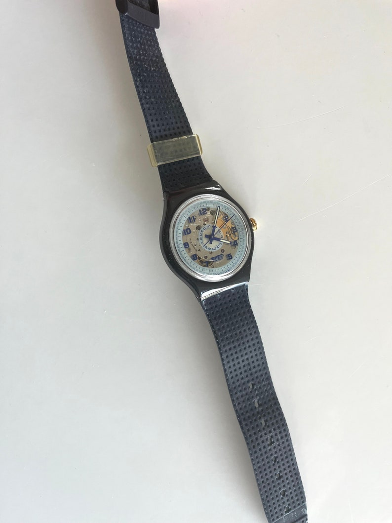 Vintage Swatch Automatic ROUNDABOUT SAN108 From 1995 Perfect - Etsy
