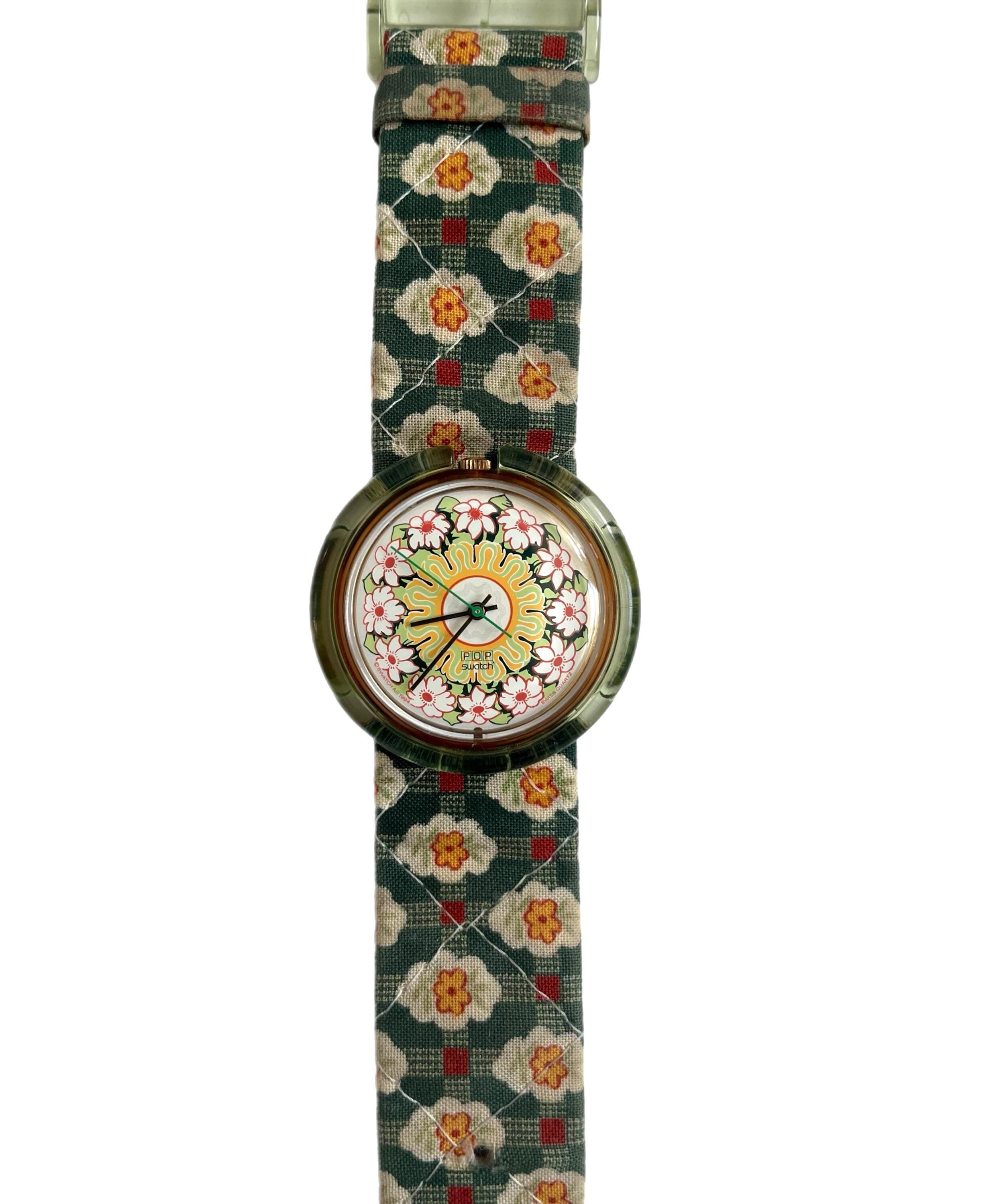 Vintage 1995 Midi Pop-swatch MILLE FEUILLE PMO101 - 32 Mm 