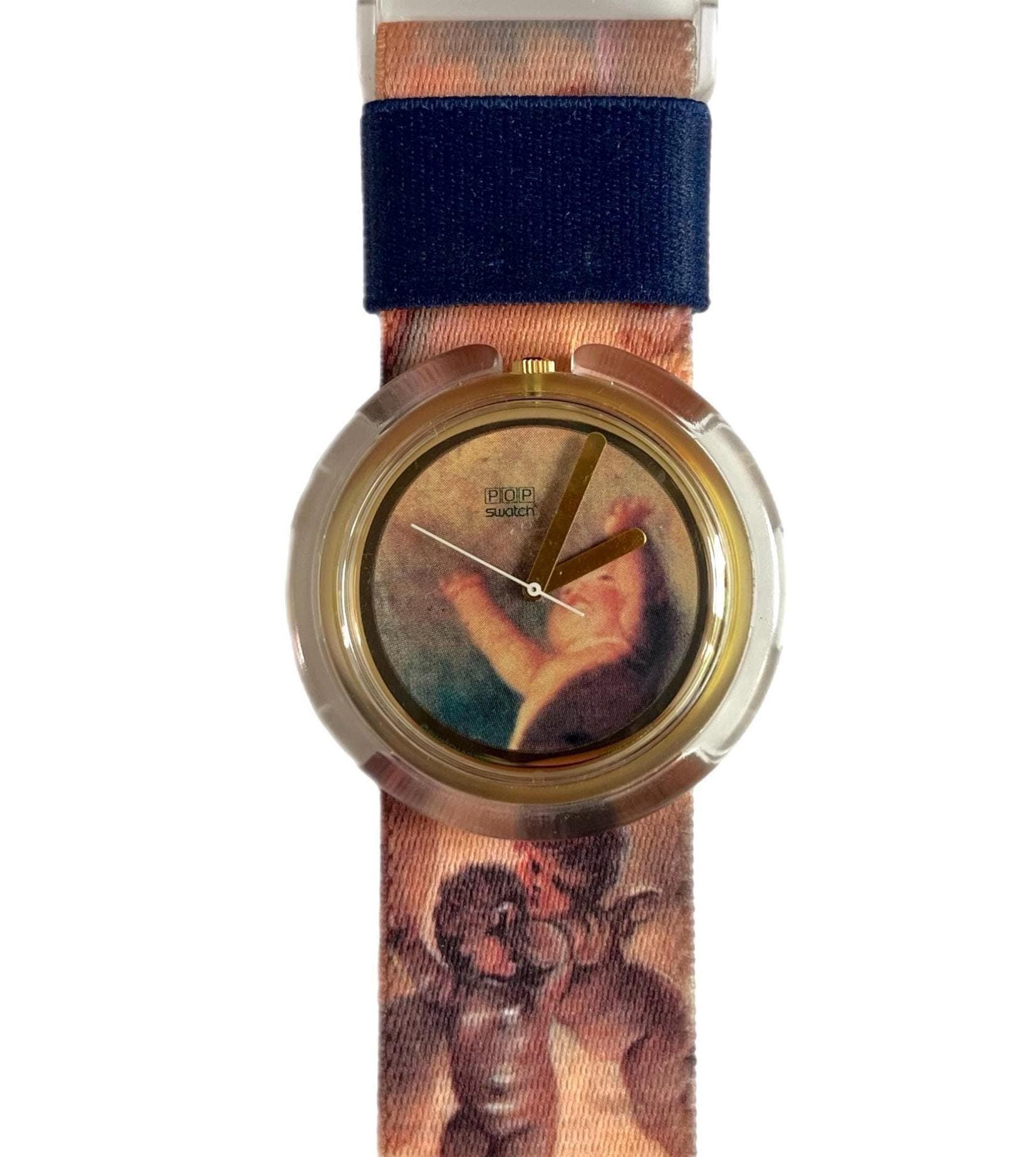 VIVIENNE WESTWOOD for POP SWATCH: a translucent putti Swatch watch 