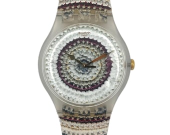 Swatch New Gent ZEBRATIAN SUOW706 - Good Preowned Running  display picture 3