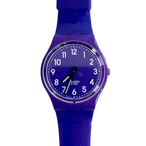 Swatch vintage Gent CALLICARPA GV121 - perfette condizioni mai indossato - nuova batteria installata - 34 mm - cinturino in plastica ancora flessibile
