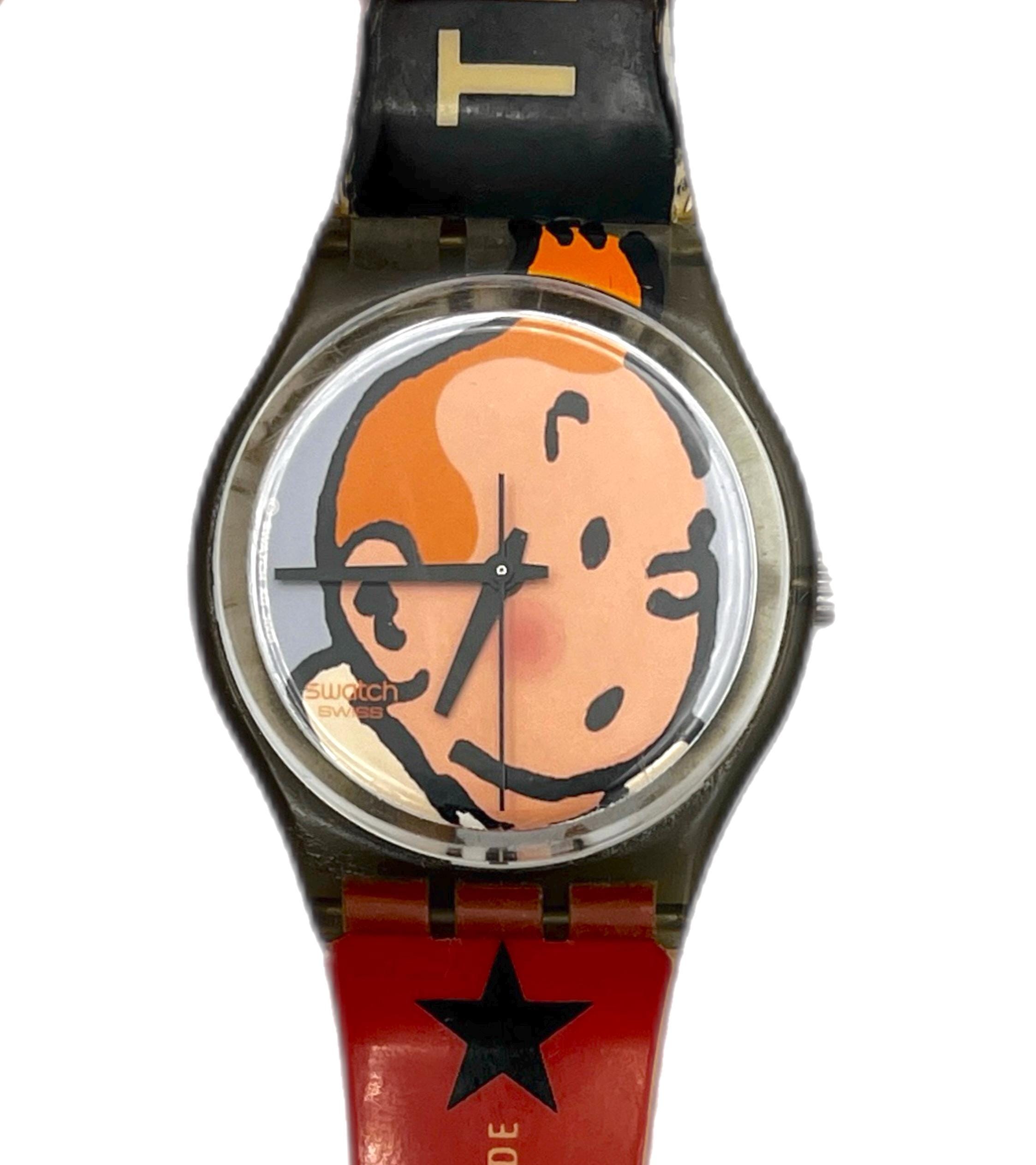 Tintin Swatch Watch - Etsy