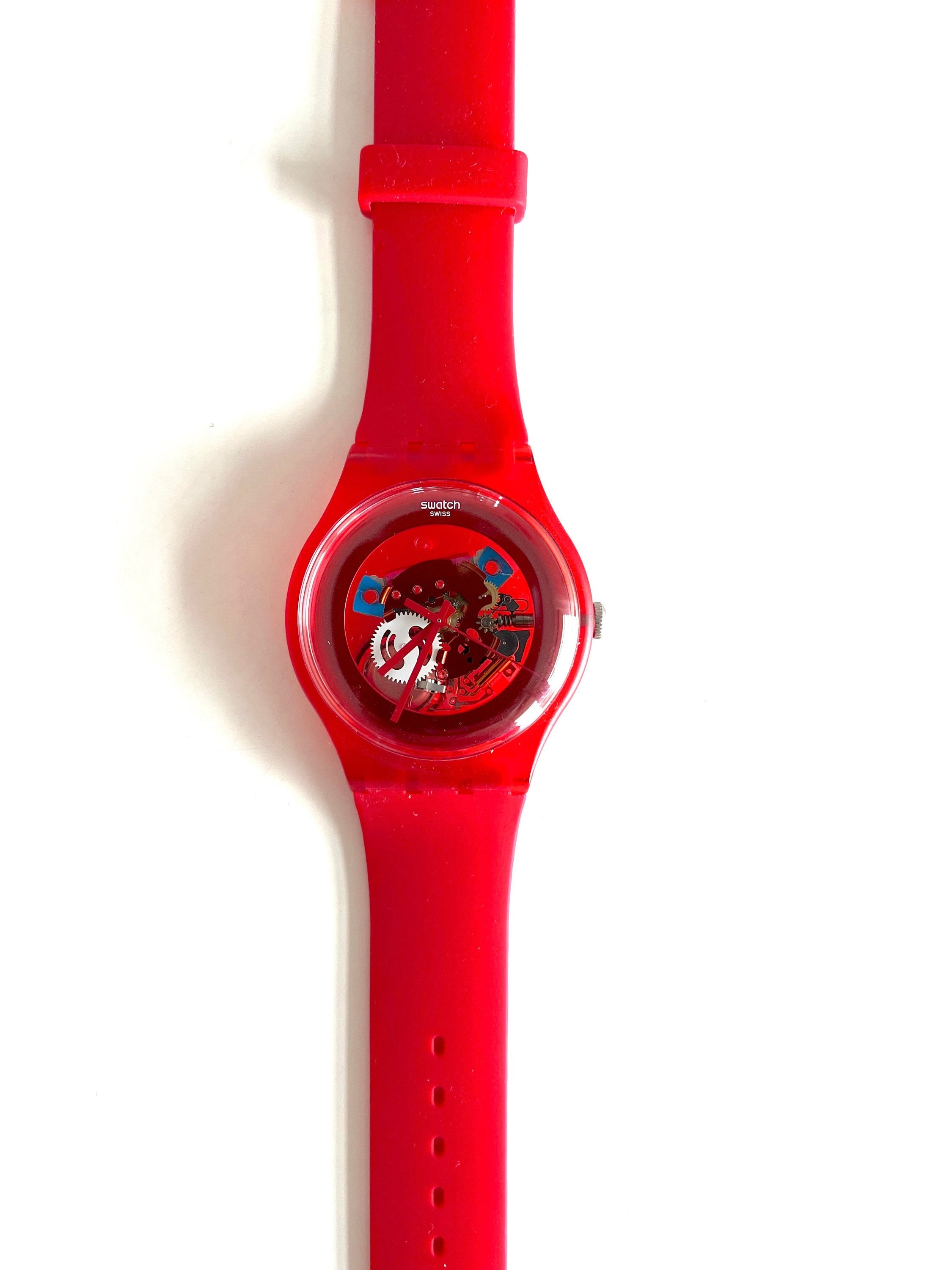 New in Box - Swatch New Gent RED LACQUERED SUOR101 - New  display picture 3