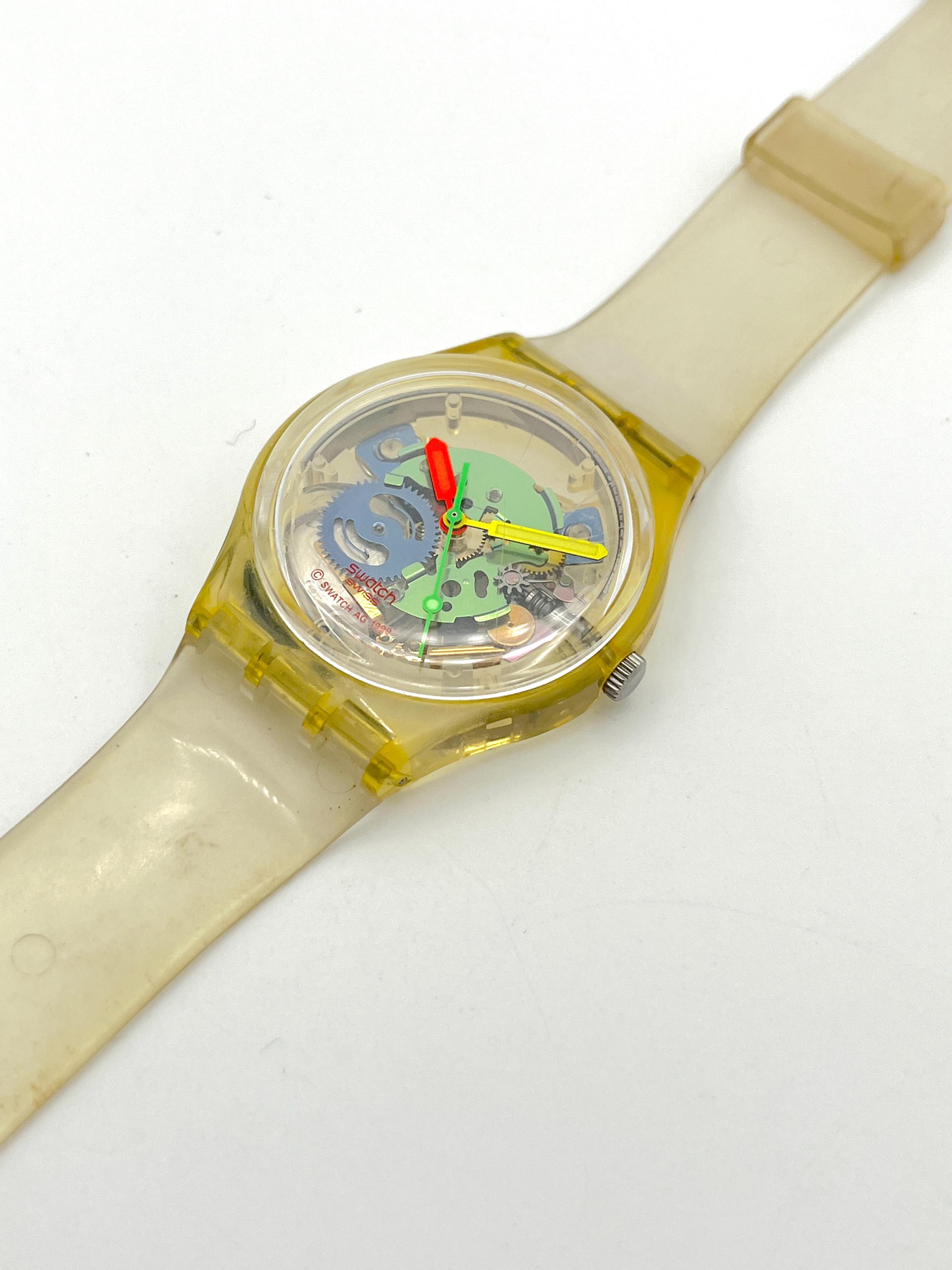 Very Rare Swatch Gent JELLY PIANO GZ159 - Good Running  display picture 3