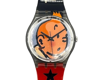 2004 Swatch Gent Les Aventures de TINTIN GM165 - new and unworn