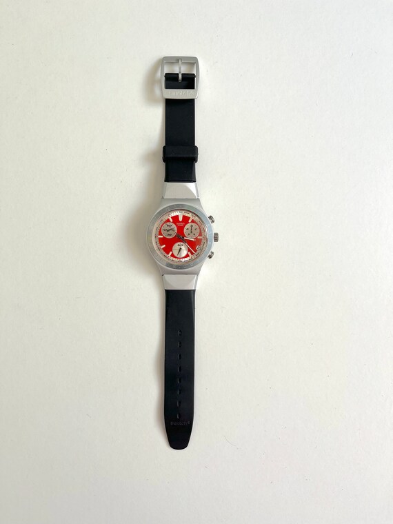 irony swatch-irony-sedan-silver-dial