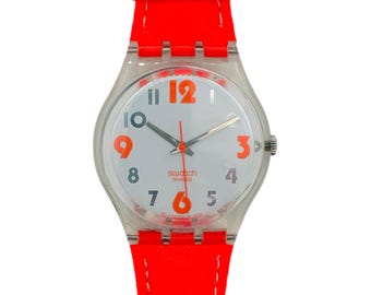 Swatch Watch - GE102 - SO FRESH 2002 SO FRESH! GE102 Orange Swatch Watch | Vintage Swiss  main image 2