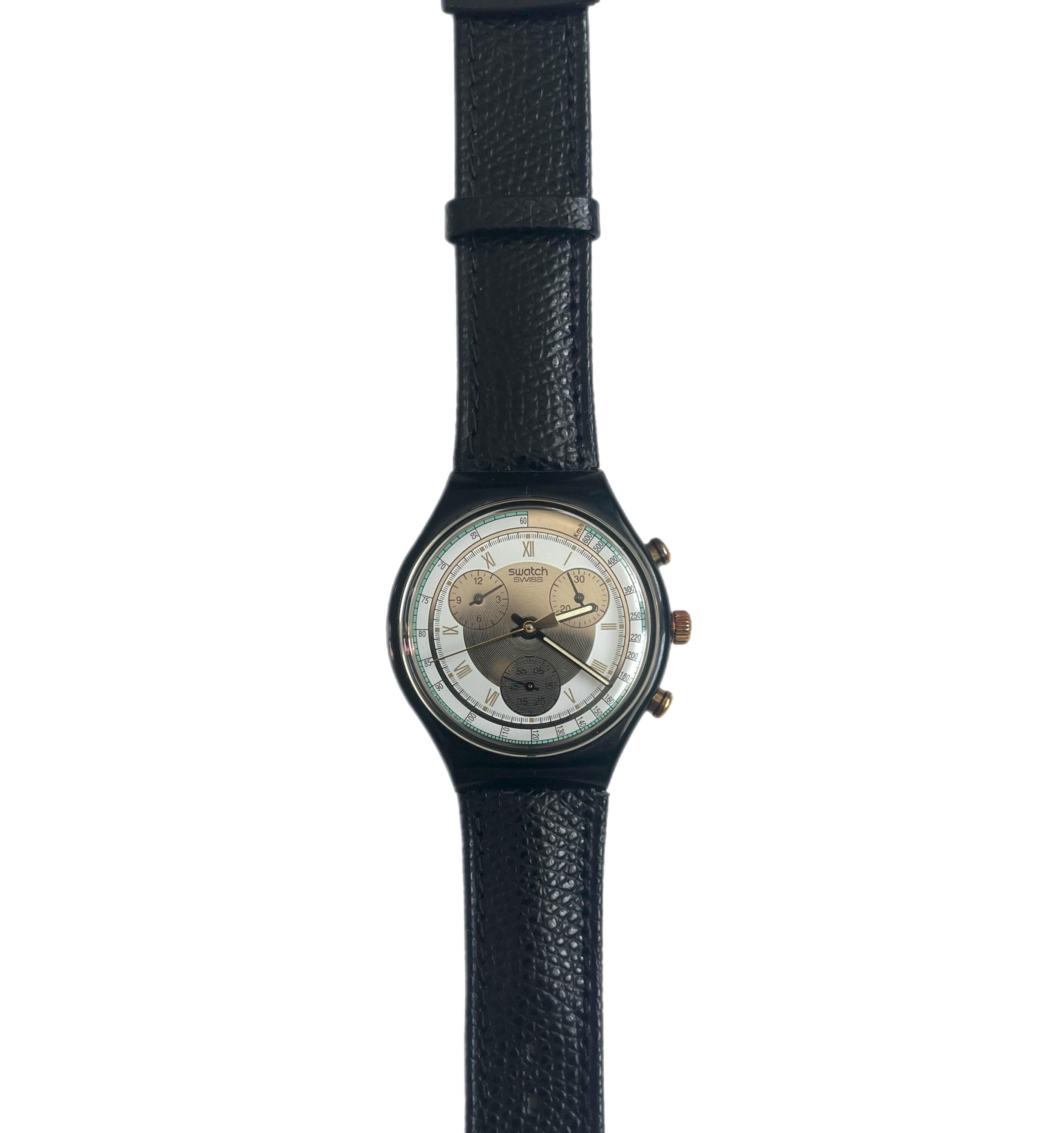 Vintage 1992 Swatch Vintage Chrono COLOSSAL SCB109 - Mint