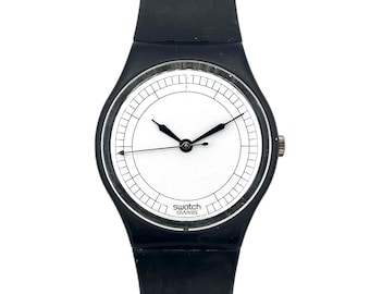 1985 Swatch Gent PINSTRIPE GA102 - Perfect Original Running  display picture 3