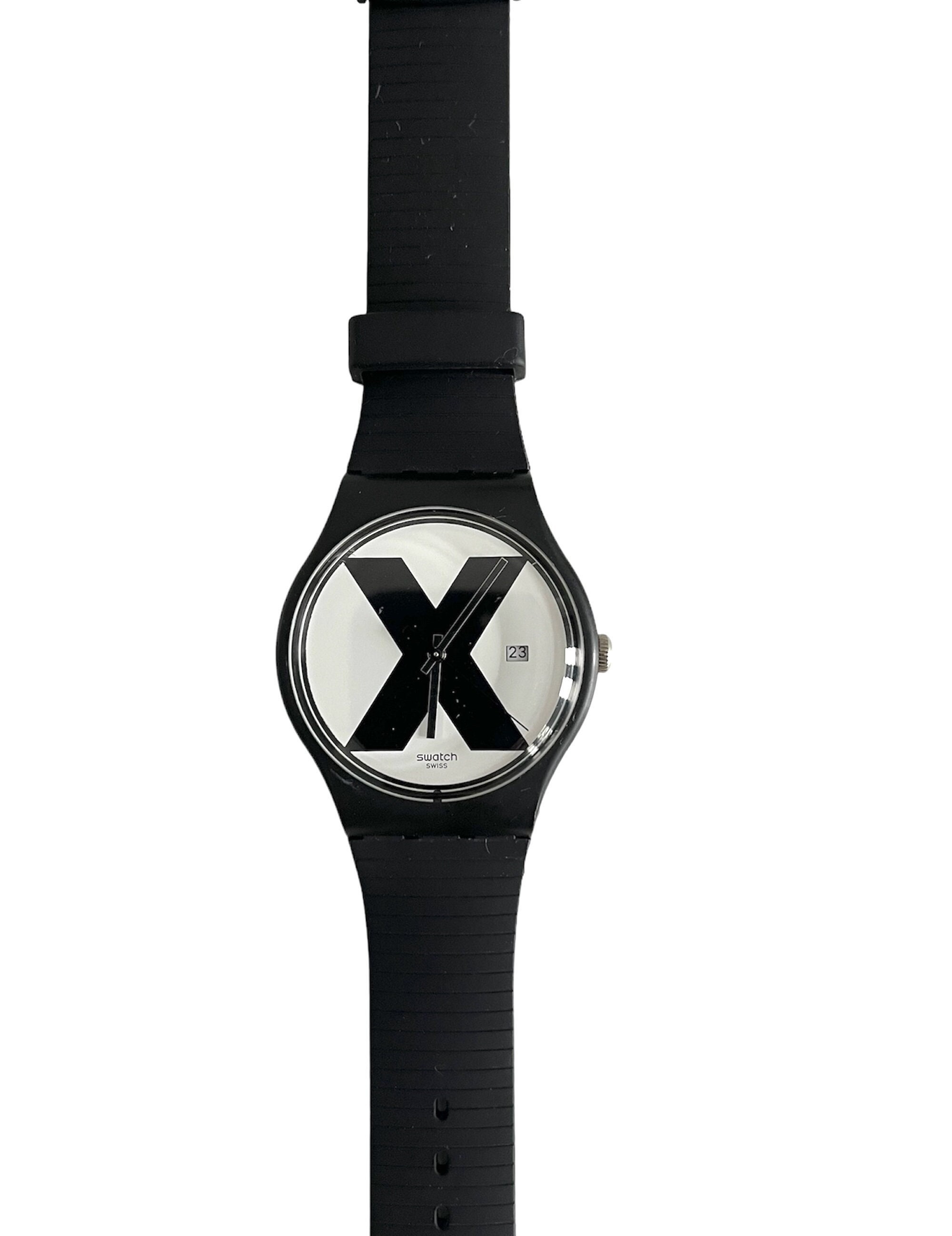 Swatch X X-RATED腕時計 ブラック swatch xx-rated ブラック Swatch X X-RATED腕時計 ブラック 週末限定