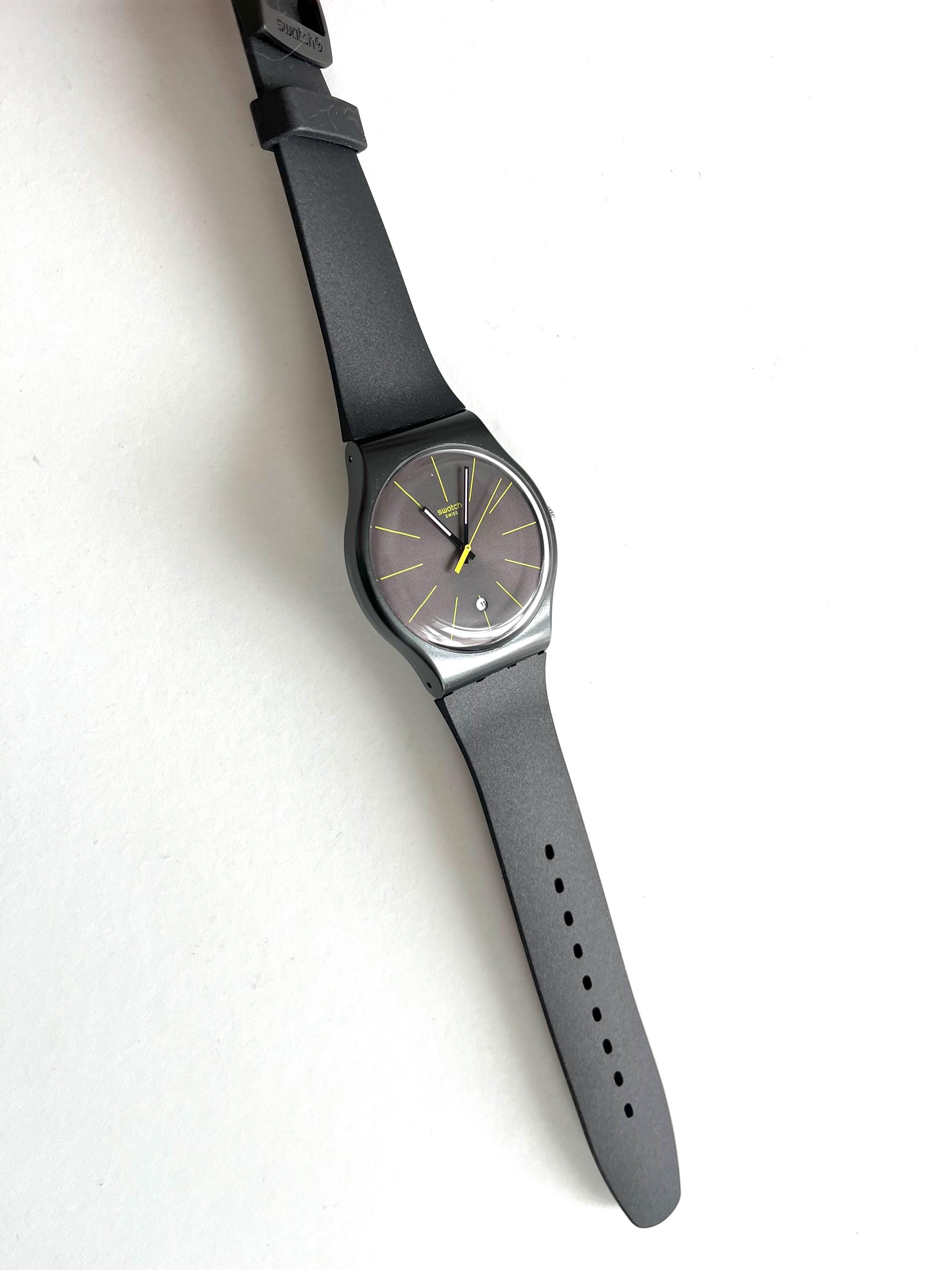 Swatch New Gent CHARCOLAZING SUOB404 - Mint Condition - New