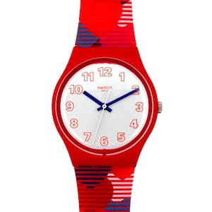 Red Swatch Watch - Etsy display picture 2
