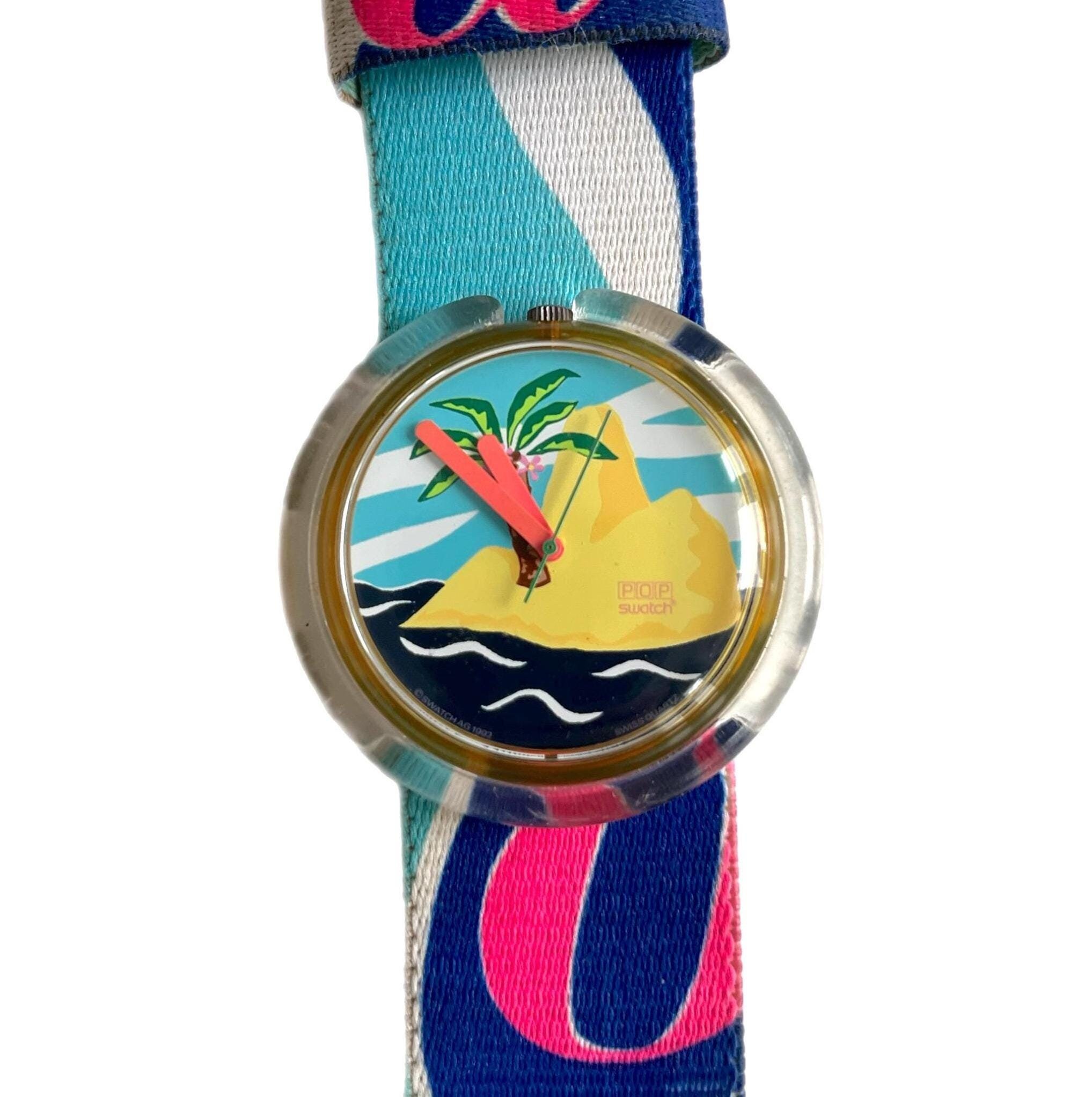 Swatch Watch - PWK182 - LONELY ISLAND 1992, Swatch, Popswatch,  main image 3