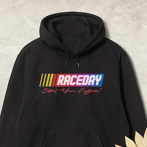 Nascar Raceday Start your Engines! Hoodie, Raceday Retro Nascar Hoodie, Vintage Nascar Logo Racing, Vintage 1970s Nascar Hoodie, Unisex