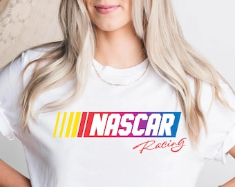 Nascar Racing Shirt, Womens/Mens/Unisex Nascar Tshirt, Vintage 1970s Nascar T-shirt, Retro Style Jeff Gordon Top, Nascar Racing Fan