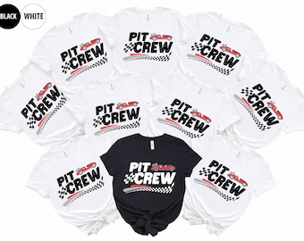 Pit Crew Shirts, Birthday Racing Shirts, Group Race Car Shirt, Vintage Pit Crew shirts, Boys Race Car Birthday Shirt, Family Pit Crew Tee
