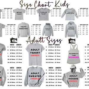 a poster with a bunch of different types of shirts
