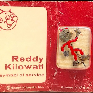 Reddy Kilowatt Pin - Etsy