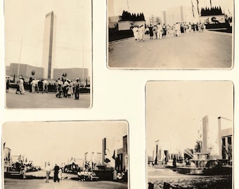 Fotografías de la Exposición del Centenario de Texas, cuatro escenas diferentes - agosto de 1936