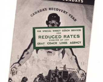 Folleto de la Exposición Nacional Canadiense - 1936