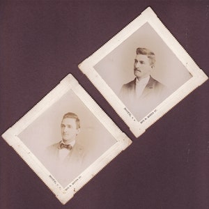 Antique Photo Studio Portraits - Men