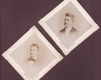 Retratos de estudio fotográfico antiguo - Hombres