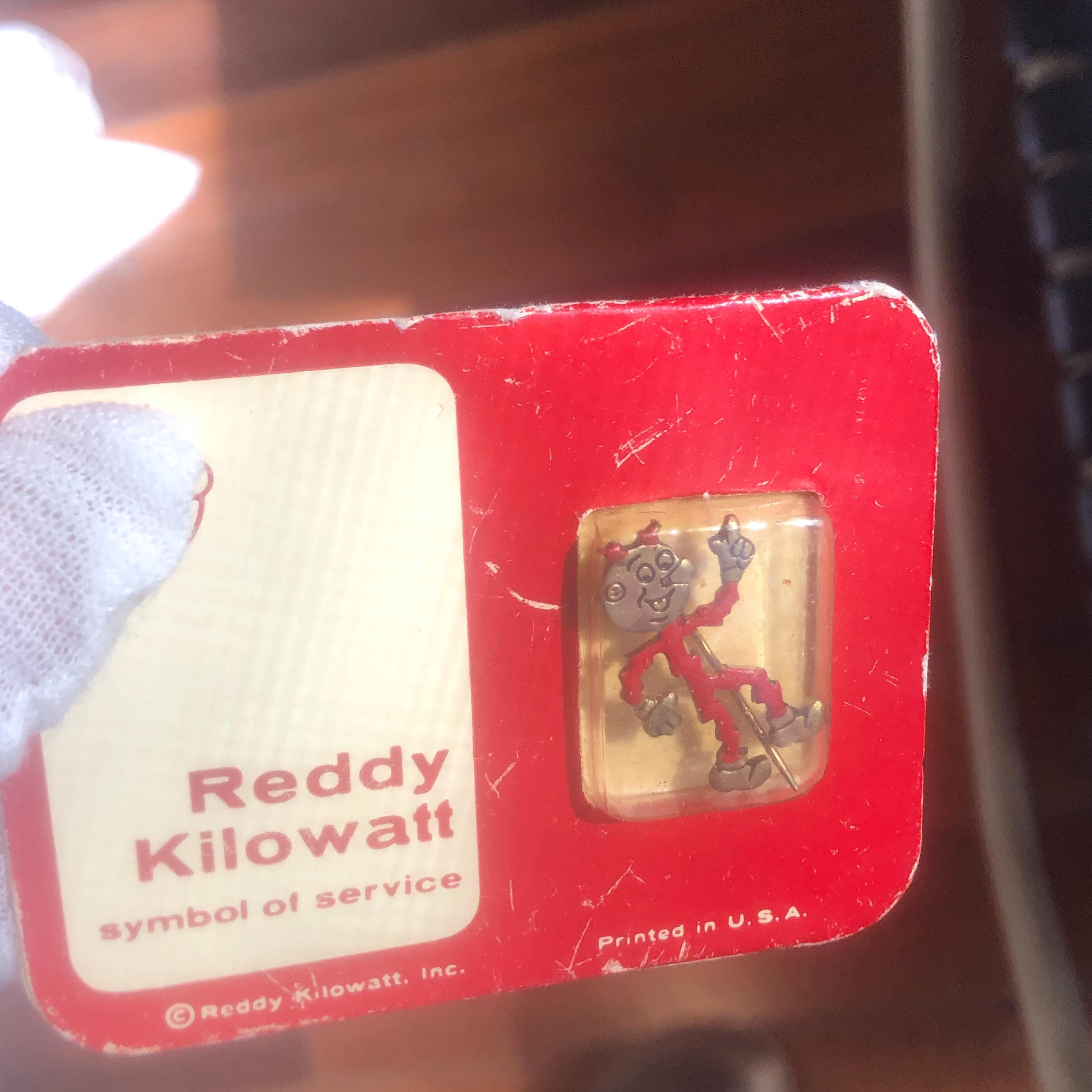 Reddy Kilowatt Pin - Etsy