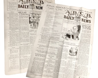 Periódico de la Convención de Embotelladores Estadounidenses de Bebidas Carbonatadas - Noviembre de 1934