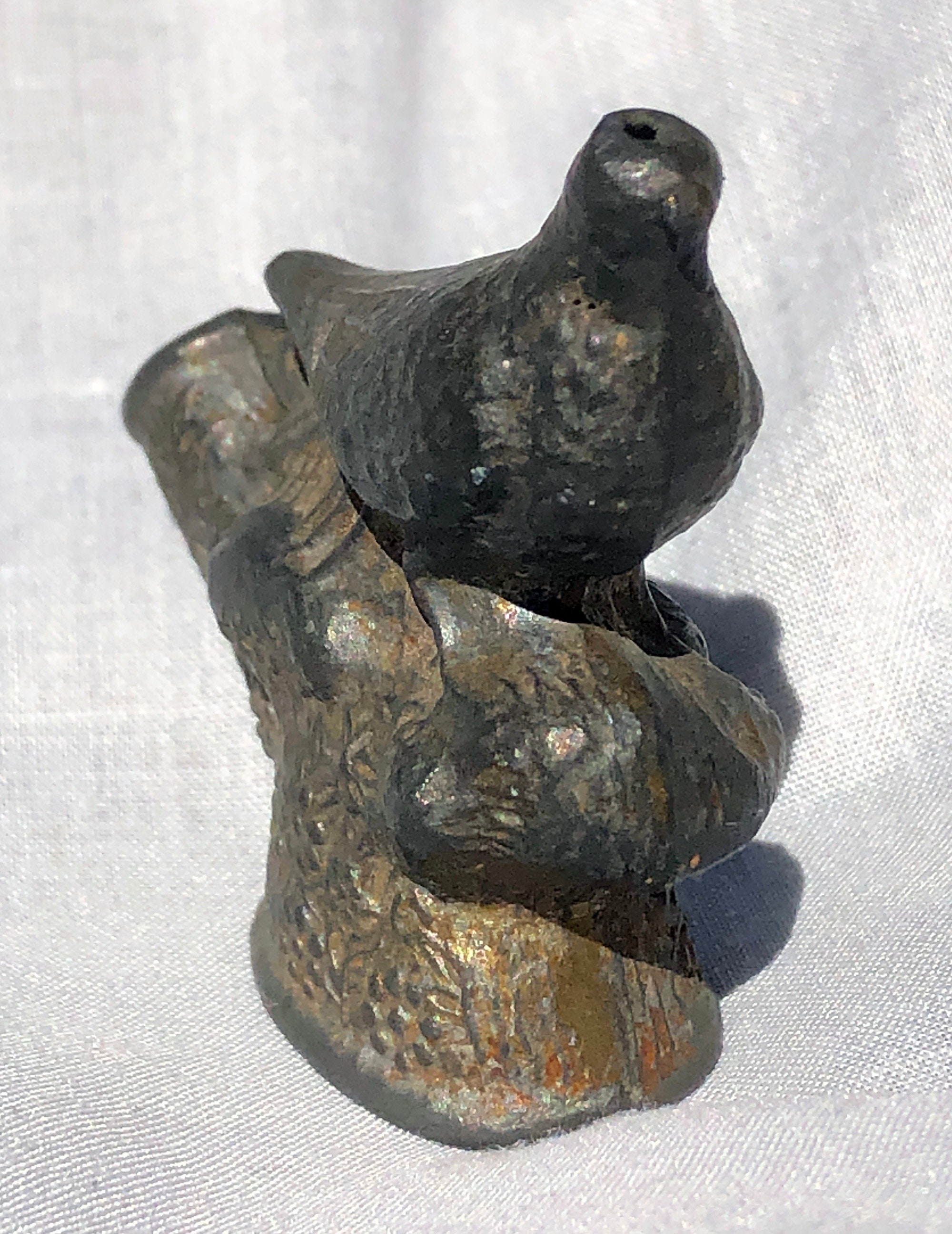 Victorian Metal Bird Whistle Toy Etsy