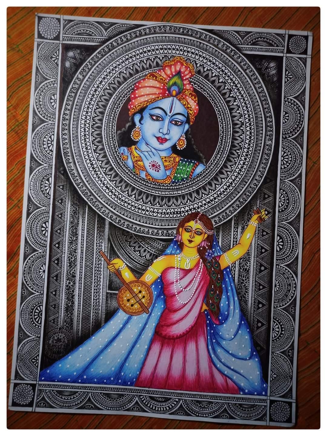 Radha Krishna Drawings for Sale - Fine Art America