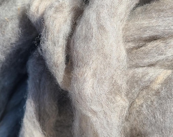 Shetland Wool Roving 3 colors, 4 oz- Fawn, Silver, Light Grey SE2SE eligible