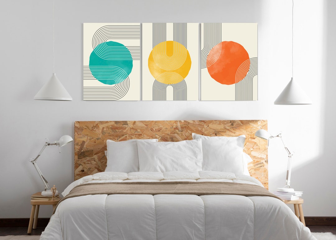 Lot De 3 Impressions Sur Toile Football Coloré (50x70 Cm) - Sans Cadre - Décoration Chambre Adolescent, Salon, Salle De Jeux