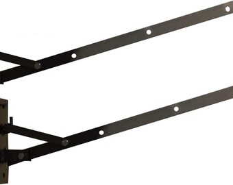 Pair of Iron Wall Mounted Clothes Drying Rack Brackets