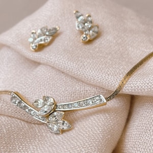 Attwood and Sawyer Gold and Crystal Set