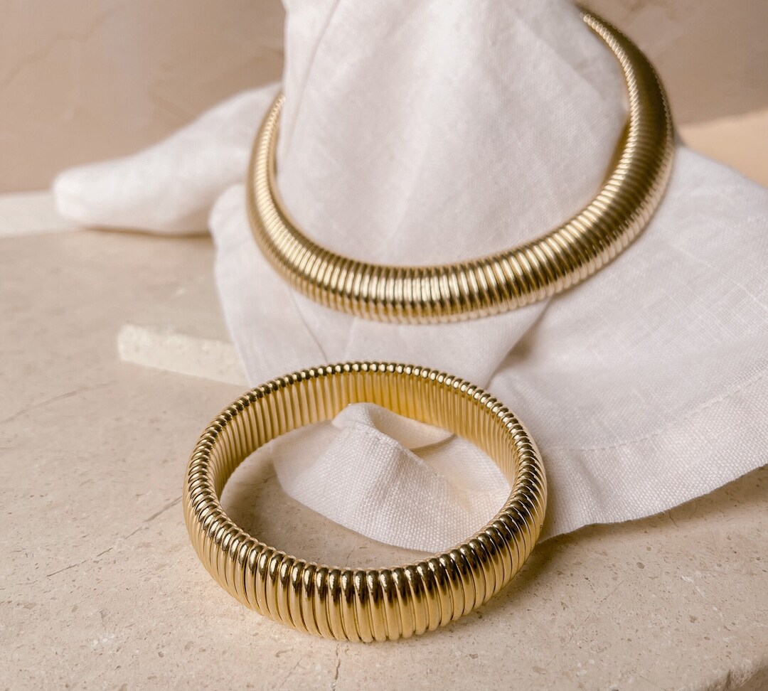 Rare Vintage Marks and Spencer Gold Omega Set Etsy