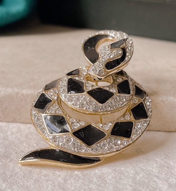 Attwood and Sawyer Classic Snake Brooch