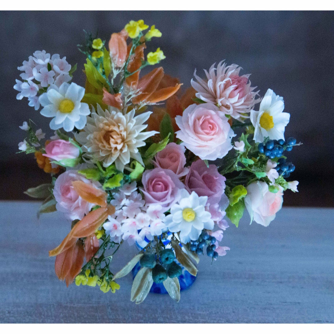 Miniature Flower Arrangements Etsy