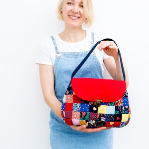 Quilted Handbag Sewing Pattern in English Plus Video Tutorial