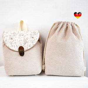 Patron de couture PDF du sac à dos pour enfants Chloé SET