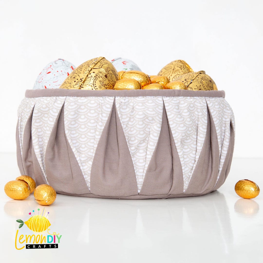 Storage / Easter Basket PDF Sewing Pattern & Video in English French ...