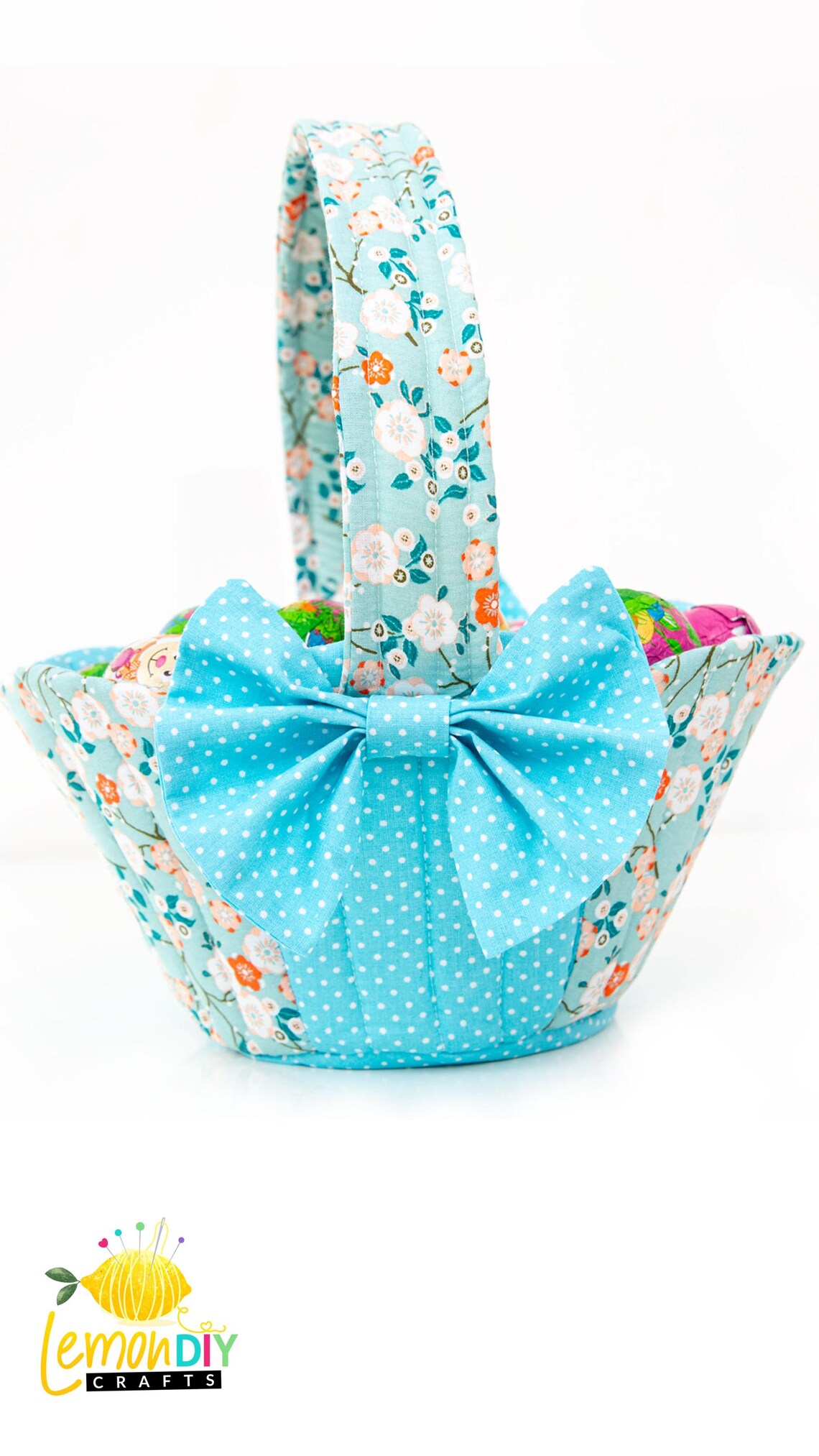 Easter Basket PDF Sewing Pattern & Video in English French German - Etsy