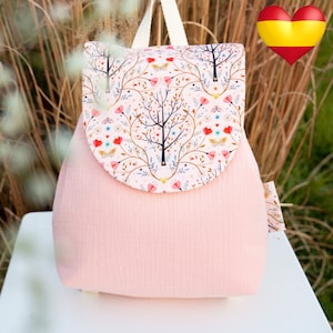 Aurélie Kids Backpack PDF Sewing Pattern in SPANISH