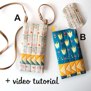 Aurélie mobiele telefoon PDF-naaipatroon in het Engels incl. video-tutorial