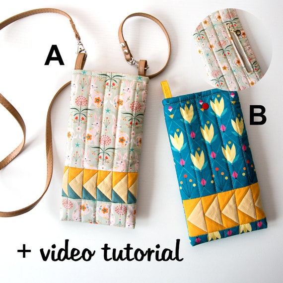 Aurélie Mobile Phone PDF Sewing Pattern in English incl. Video Tutorial