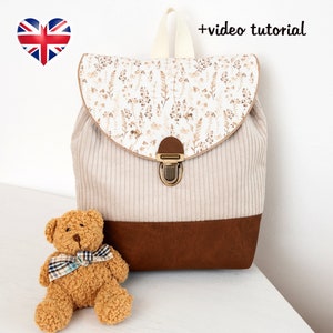 Laura Kids Backpack PDF Sewing Pattern in English
