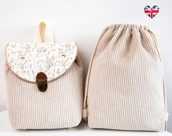 Chloé Kids Backpack SET PDF Sewing Pattern in ENGLISH
