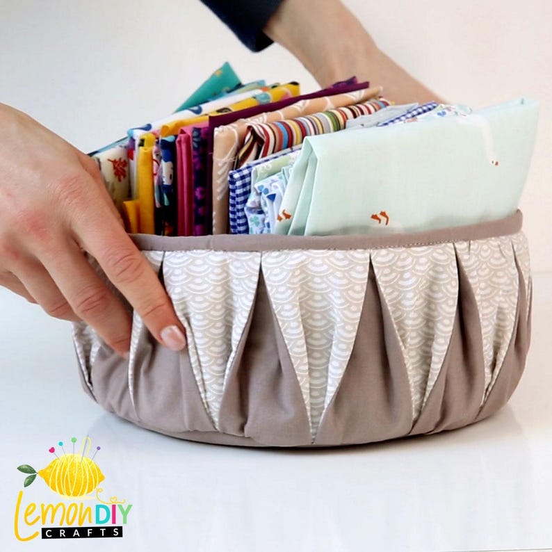 Storage / Easter Basket PDF Sewing Pattern & Video in English French ...
