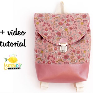 Laura Kids Backpack PDF Sewing Pattern in English