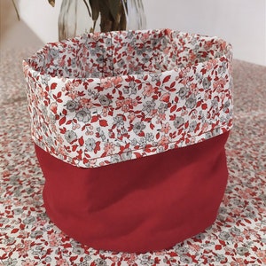 Förvaringskorg i tyg.