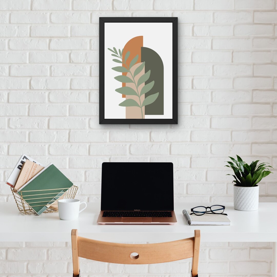 Minimalist Boho Wall Art Print Digital Download | Mid Century Modern ...